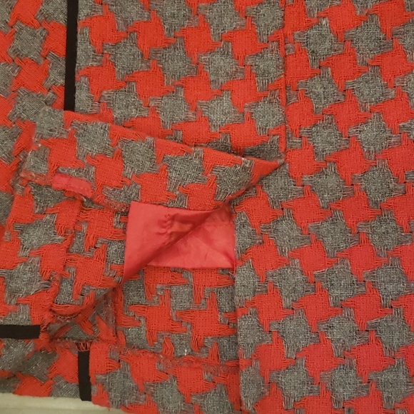 Knitted Red & Grey Dress - Picture 13 of 13